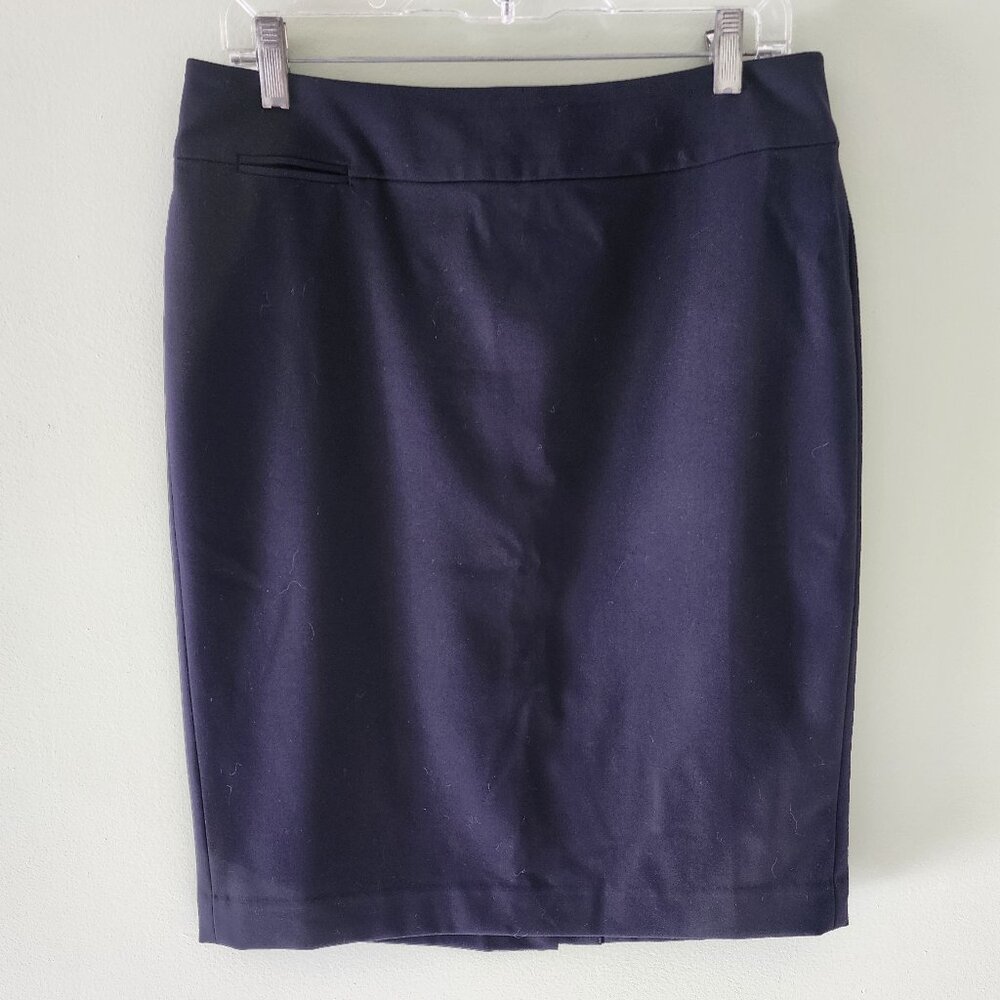 Talbots Navy Skirt, Size 8, EUC